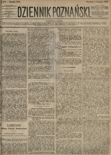 Dziennik Poznański 1874.11.08 R.16 nr256