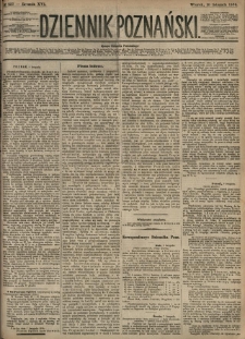 Dziennik Poznański 1874.11.10 R.16 nr257