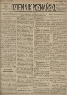 Dziennik Poznański 1874.11.13 R.16 nr260