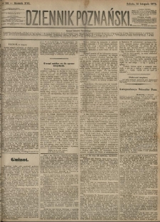 Dziennik Poznański 1874.11.14 R.16 nr261