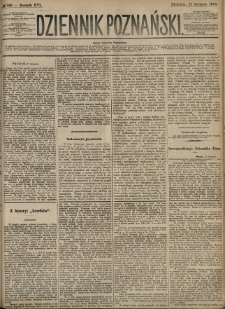 Dziennik Poznański 1874.11.22 R.16 nr268