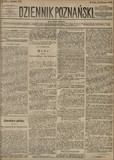 Dziennik Poznański 1874.11.24 R.16 nr269