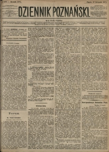 Dziennik Poznański 1874.11.27 R.16 nr272