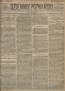 Dziennik Poznański 1874.11.28 R.16 nr273
