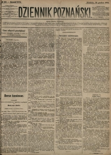 Dziennik Poznański 1874.12.20 R.16 nr291