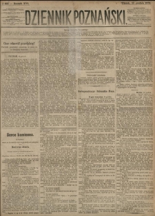 Dziennik Poznański 1874.12.22 R.16 nr292