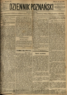 Dziennik Poznański 1878.05.28 R.20 nr122