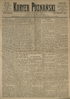Kurier Poznański 1886.01.23 R.15 nr18