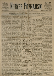 Kurier Poznański 1886.01.24 R.15 nr19