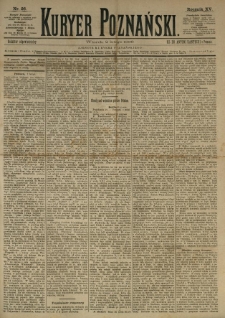 Kurier Poznański 1886.02.02 R.15 nr26
