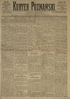 Kurier Poznański 1886.02.04 R.15 nr27