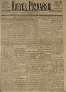 Kurier Poznański 1886.02.09 R.15 nr31