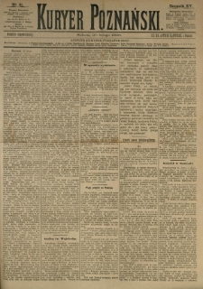 Kurier Poznański 1886.02.20 R.15 nr41
