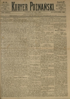 Kurier Poznański 1886.03.18 R.15 nr63