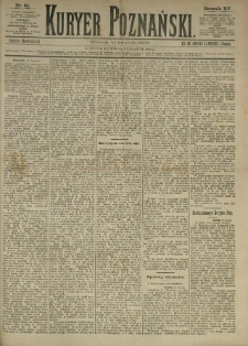 Kurier Poznański 1886.04.13 R.15 nr84