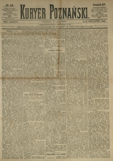 Kurier Poznański 1886.05.13 R.15 nr108