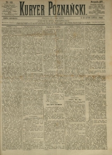 Kurier Poznański 1886.05.15 R.15 nr110