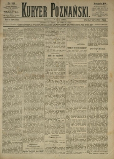 Kurier Poznański 1886.07.17 R.15 nr160