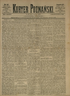 Kurier Poznański 1886.08.18 R.15 nr187