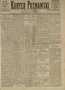 Kurier Poznański 1886.09.01 R.15 nr199