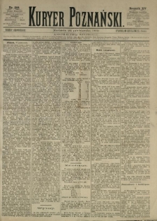 Kurier Poznański 1886.10.24 R.15 nr244