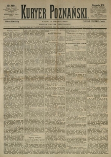 Kurier Poznański 1886.11.12 R.15 nr259