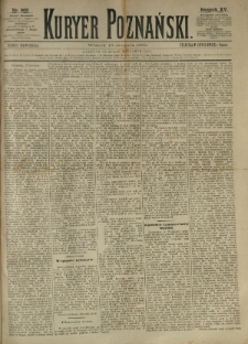 Kurier Poznański 1886.11.16 R.15 nr262