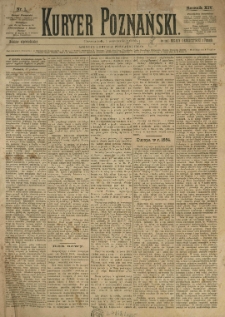 Kurier Poznański 1885.01.01 R.14 nr1
