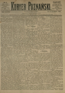 Kurier Poznański 1885.01.09 R.14 nr6