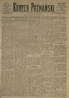 Kurier Poznański 1885.01.10 R.14 nr7