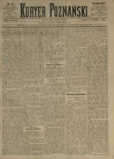 Kurier Poznański 1885.01.16 R.14 nr12