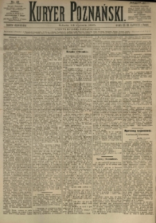 Kurier Poznański 1885.01.24 R.14 nr19