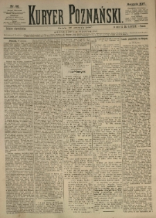 Kurier Poznański 1885.01.28 R.14 nr22