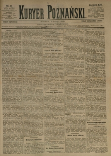 Kurier Poznański 1885.02.08 R.14 nr31