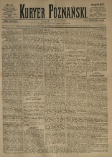 Kurier Poznański 1885.02.15 R.14 nr37