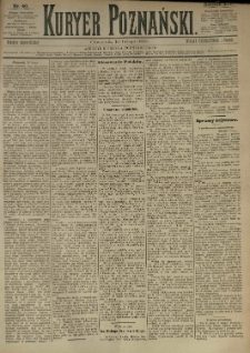 Kurier Poznański 1885.02.19 R.14 nr40