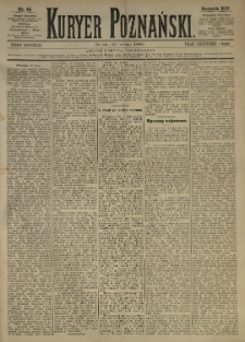 Kurier Poznański 1885.02.25 R.14 nr45