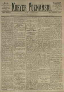 Kurier Poznański 1885.03.18 R.14 nr63
