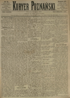 Kurier Poznański 1885.03.31 R.14 nr73