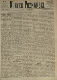 Kurier Poznański 1885.04.01 R.14 nr74