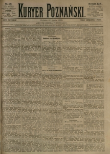 Kurier Poznański 1885.05.30 R.14 nr121