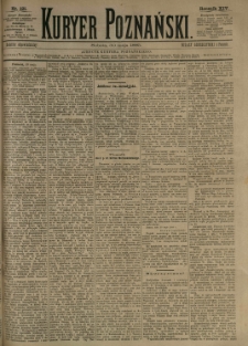 Kurier Poznański 1885.05.30 R.14 nr121