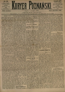 Kurier Poznański 1885.08.07 R.14 nr178