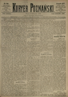Kurier Poznański 1885.11.06 R.14 nr254