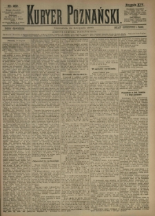 Kurier Poznański 1885.11.12 R.14 nr259