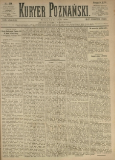 Kurier Poznański 1885.11.14 R.14 nr261