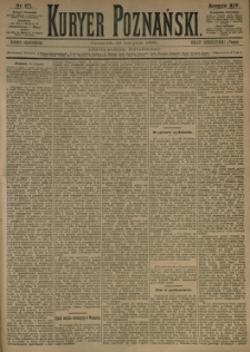 Kurier Poznański 1885.11.26 R.14 nr271