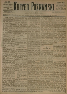 Kurier Poznański 1885.11.27 R.14 nr272