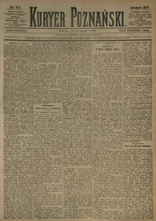 Kurier Poznański 1885.11.28 R.14 nr273