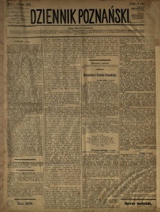 Dziennik Poznański 1877.01.03 R.19 nr1